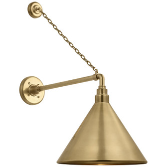 Academy Barn Light LED Barn Light in Hand-Rubbed Antique Brass (268|TOB 2813HAB/S11-HAB)