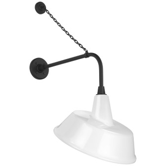 Academy Barn Light LED Barn Light in Matte Black (268|TOB 2810MBK/S4-WHT)