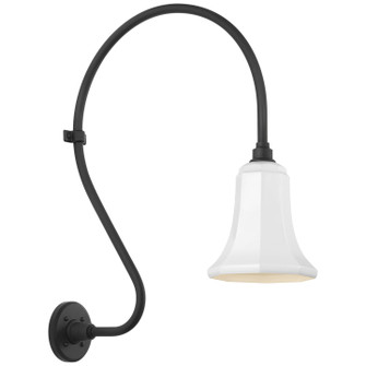 Academy Barn Light LED Barn Light in Matte Black (268|TOB 2805MBK/S8-WHT)