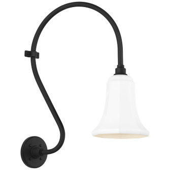 Academy Barn Light LED Barn Light in Matte Black (268|TOB 2804MBK/S8-WHT)