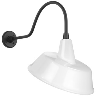 Academy Barn Light LED Barn Light in Matte Black (268|TOB 2802MBK/S4-WHT)