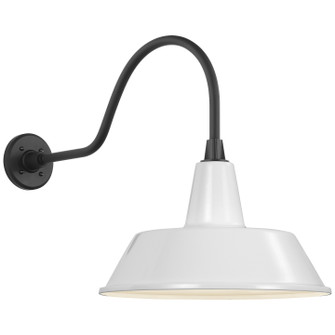 Academy Barn Light LED Barn Light in Matte Black (268|TOB 2802MBK/S2-WHT)