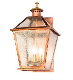 Corrina Three Light Wall Sconce in Raw Copper/Clear Gloss (57|278282)