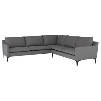 Anders L Sectional in Slate Grey (325|HGSC669)