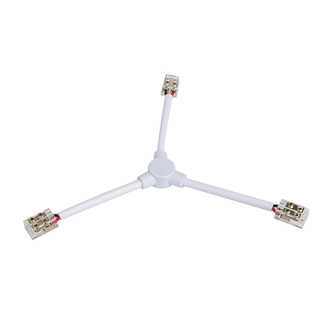 Gemini Y Connector in White (34|T24-BS-Y-WT)