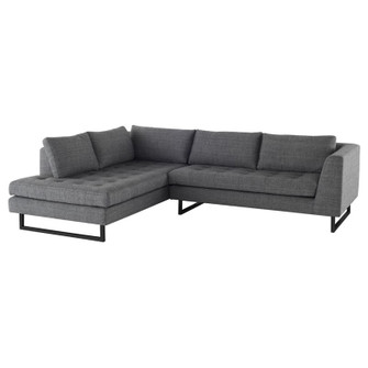 Janis Sectional in Dark Grey Tweed (325|HGSC524)