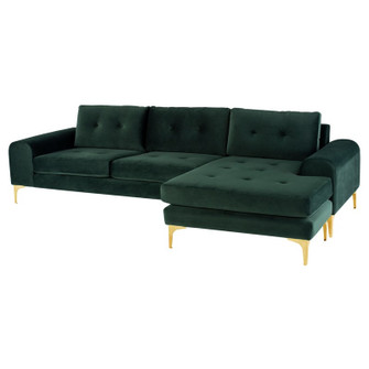 Colyn Sectional in Emerald Green (325|HGSC507)