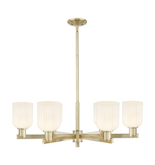 Arcadia Six Light Chandelier in Antique Brass (405|716-6CR-AB-G559-5GWH)