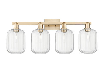 Arcadia Four Light Bath Vanity in Champagne Bronze (405|716-4W-CB-G460-7CL)