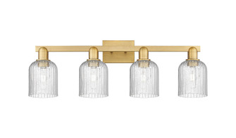Arcadia Four Light Bath Vanity in Brushed Brass (405|716-4W-BB-G559-5SDY)