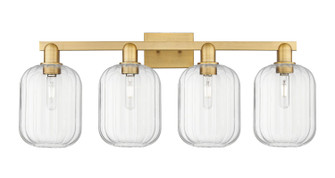Arcadia Four Light Bath Vanity in Brushed Brass (405|716-4W-BB-G460-7CL)