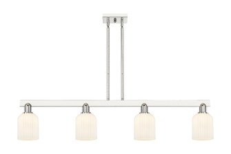 Arcadia Four Light Island Pendant in Polished Nickel (405|716-4I-PN-G559-5GWH)