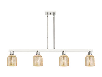 Arcadia Four Light Island Pendant in Polished Nickel (405|716-4I-PN-G559-5ME)