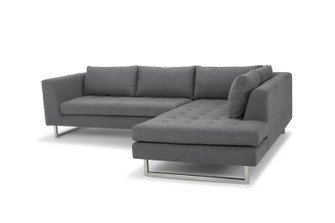 Janis Sectional in Shale Grey (325|HGSC269)