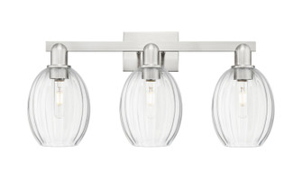 Arcadia Three Light Bath Vanity in Brushed Satin Nickel (405|716-3W-SN-G459-6CL)