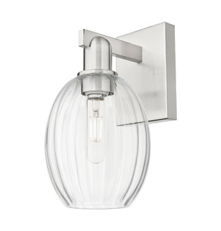 Arcadia One Light Wall Sconce in Brushed Satin Nickel (405|716-1W-SN-G459-6CL)