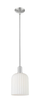 Arcadia One Light Pendant in Brushed Satin Nickel (405|716-1S-SN-G559-8GWH)