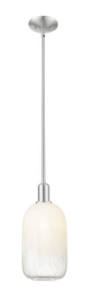 Arcadia One Light Pendant in Brushed Satin Nickel (405|716-1S-SN-G482-7OP)