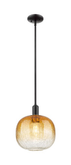 Arcadia One Light Pendant in Matte Black (405|716-1S-BK-G481-10AM)