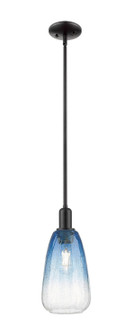 Arcadia One Light Pendant in Matte Black (405|716-1S-BK-G480-6SB)
