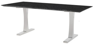 Toulouse Dining Table in Black Wood Vein (325|HGNA481)