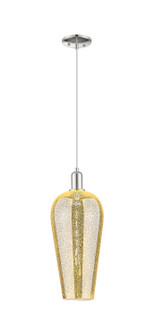 Arcadia One Light Pendant in Polished Nickel (405|716-1P-PN-G456-8ME)