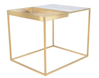 Corbett Side Table in White (325|HGNA425)