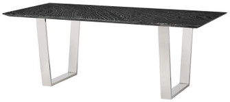 Catrine Dining Table in Black Wood Vein (325|HGNA310)