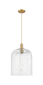Arcadia One Light Pendant in Brushed Brass (405|716-1P-BB-G559-12CL)