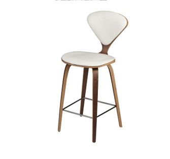 Satine Counter Stool in White (325|HGEM788)