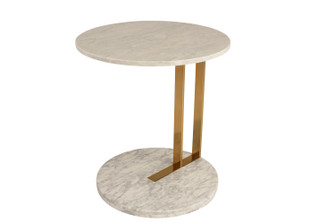 Lia Side Table in White (325|HGDJ958)