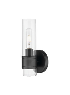 Downtown Urban One Light Wall Sconce in Matte Black (405|467-1W-BK-G467-CL)