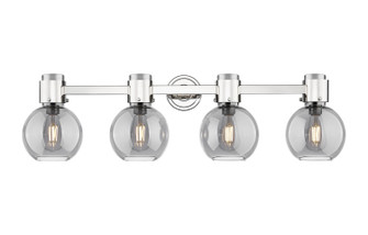 Downtown Urban Four Light Bath Vanity in Polished Nickel (405|464-4W-PN-G464B-7SM)