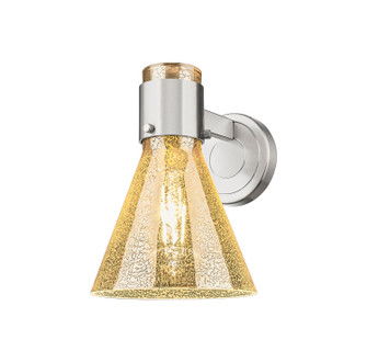 Downtown Urban One Light Wall Sconce in Satin Nickel (405|464-1W-SN-G464C-7ME)