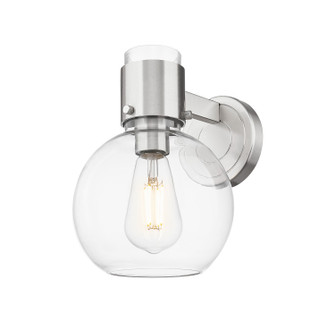 Downtown Urban One Light Wall Sconce in Satin Nickel (405|464-1W-SN-G464B-7CL)