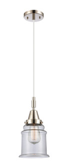 Caden One Light Pendant in Polished Nickel (405|447-1P-PN-G182)