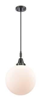 Caden One Light Pendant in Matte Black (405|447-1P-BK-G201-12)