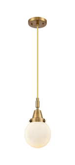 Caden One Light Mini Pendant in Brushed Brass (405|447-1P-BB-G201-6)