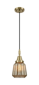 Caden One Light Pendant in Antique Brass (405|447-1P-AB-G146)