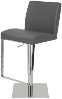 Matteo Adjustable Stool in Dark Grey (325|HGAF345)