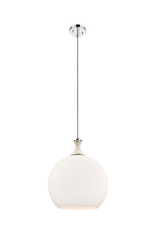 Ballston One Light Pendant in Polished Nickel (405|415-1SR-PN-G121-14)