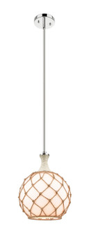Ballston One Light Pendant in Polished Nickel (405|415-1SR-PN-G121-10RB)