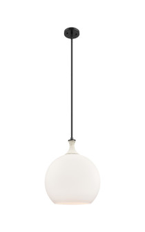 Ballston One Light Pendant in Matte Black (405|415-1SR-BK-G121-14)