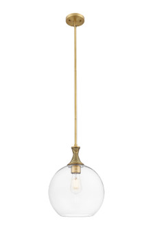 Ballston One Light Mini Pendant in Brushed Brass (405|415-1S-BB-G122-12)