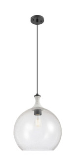 Ballston One Light Pendant in Matte Black (405|415-1PR-BK-G124-14)