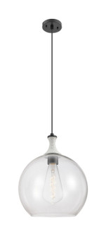 Ballston One Light Pendant in Matte Black (405|415-1PR-BK-G122-14)