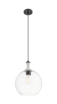 Ballston One Light Pendant in Matte Black (405|415-1PR-BK-G122-12)