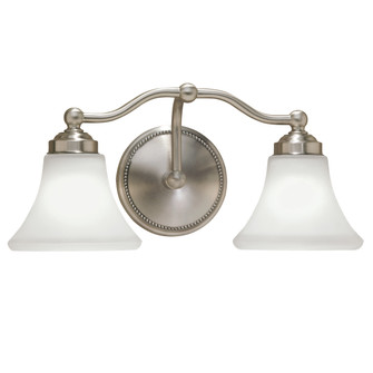 Soleil Two Light Wall Sconce in Brushed Nickel (185|9662-BN-FL)
