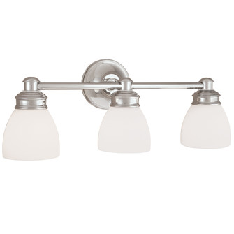 Spencer Three Light Wall Sconce in Chrome (185|8793-CH-OP)