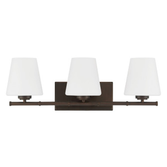 Fauna Grove Three Light Bathroom Vanity in Matte Bronze (47|48116)